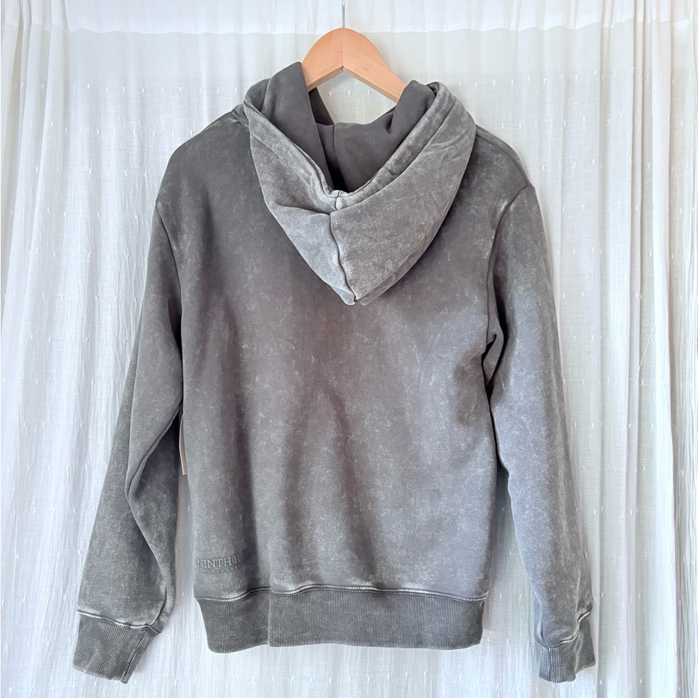 NWT Zumiez Ninth Hall Fundamentals Charcoal Gray Men's Hoodie - Picture 5 of 7